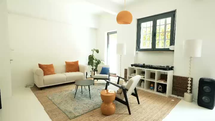 Le lounge de l’espace Bridgr / Kreators à Alfama. Photographie réelle publiée par le lieu.